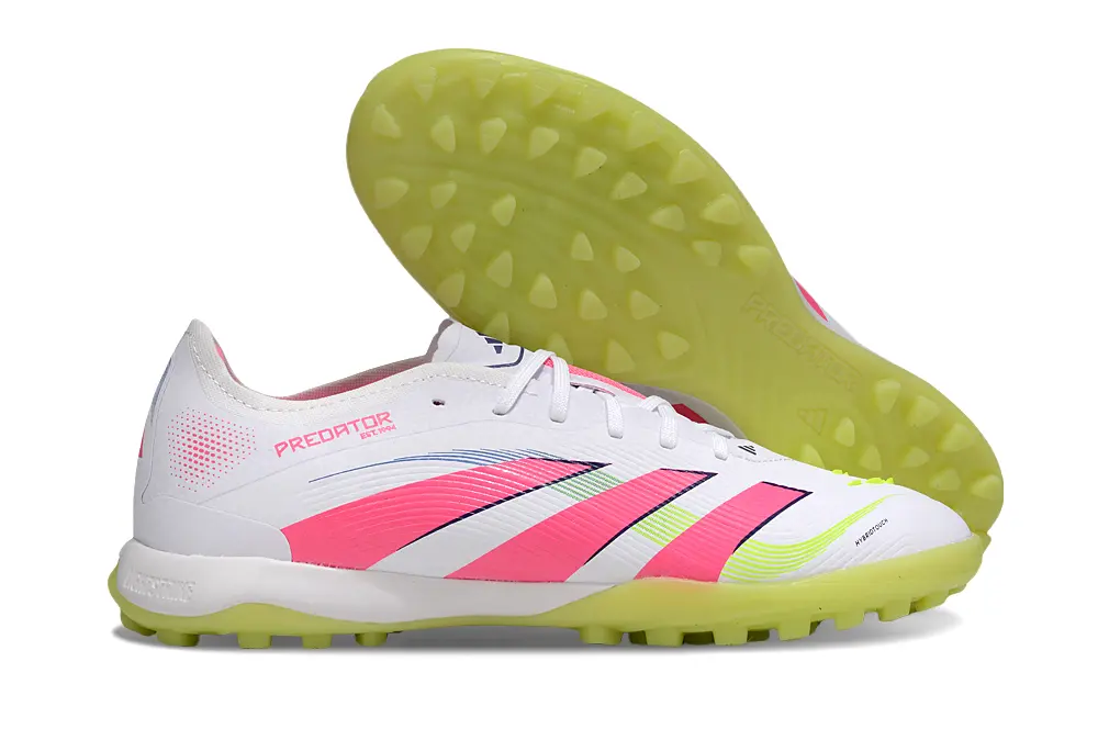Adidas Predator 25 Elite TF - White/Neon Pink/Electric Green
