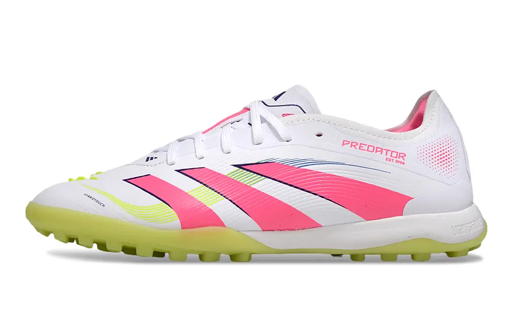 Adidas Predator 25 Elite TF - White/Neon Pink/Electric Green