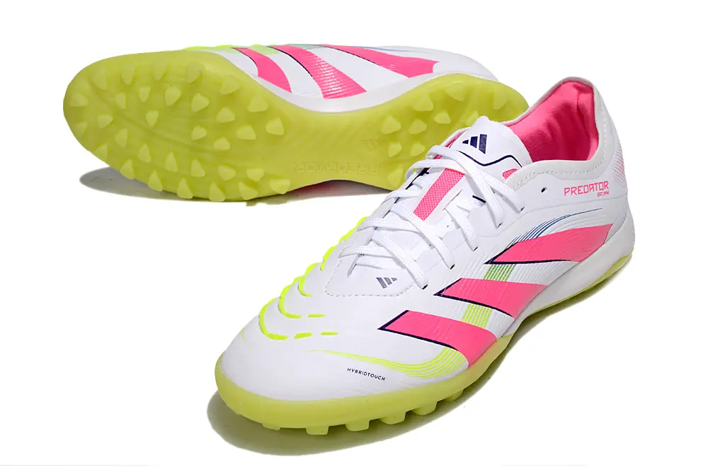 Adidas Predator 25 Elite TF - White/Neon Pink/Electric Green