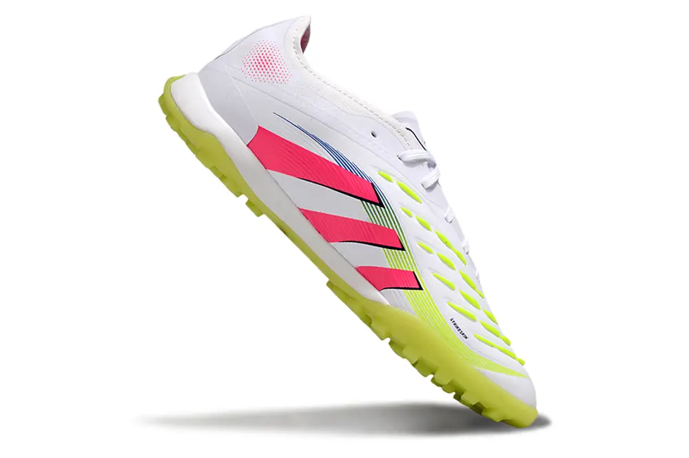 Adidas Predator 25 Elite TF - White/Neon Pink/Electric Green