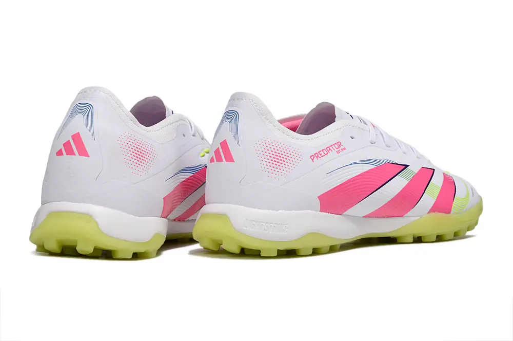Adidas Predator 25 Elite TF - White/Neon Pink/Electric Green