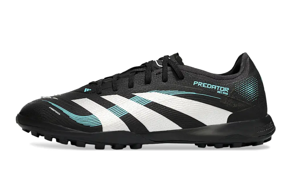 Adidas Predator 25 Elite TF - Black/Aqua Blue/White