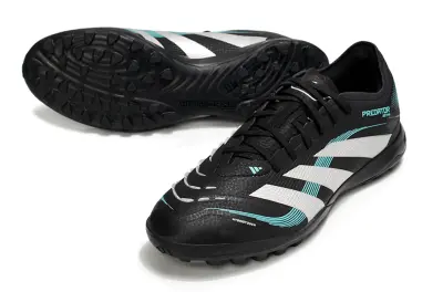 Adidas Predator 25 Elite TF - Black/Aqua Blue/White
