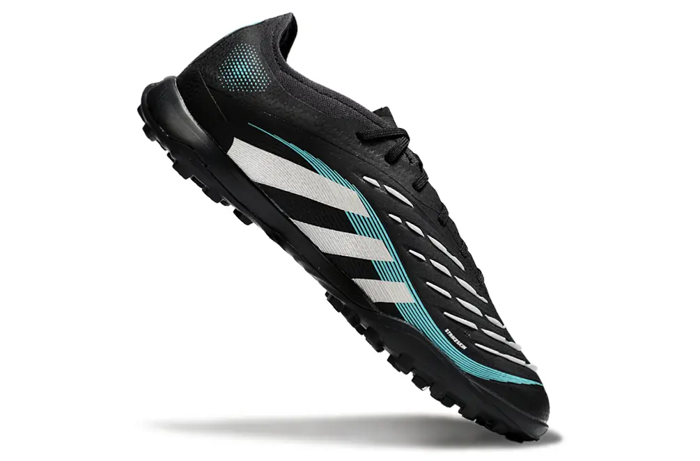 Adidas Predator 25 Elite TF - Black/Aqua Blue/White