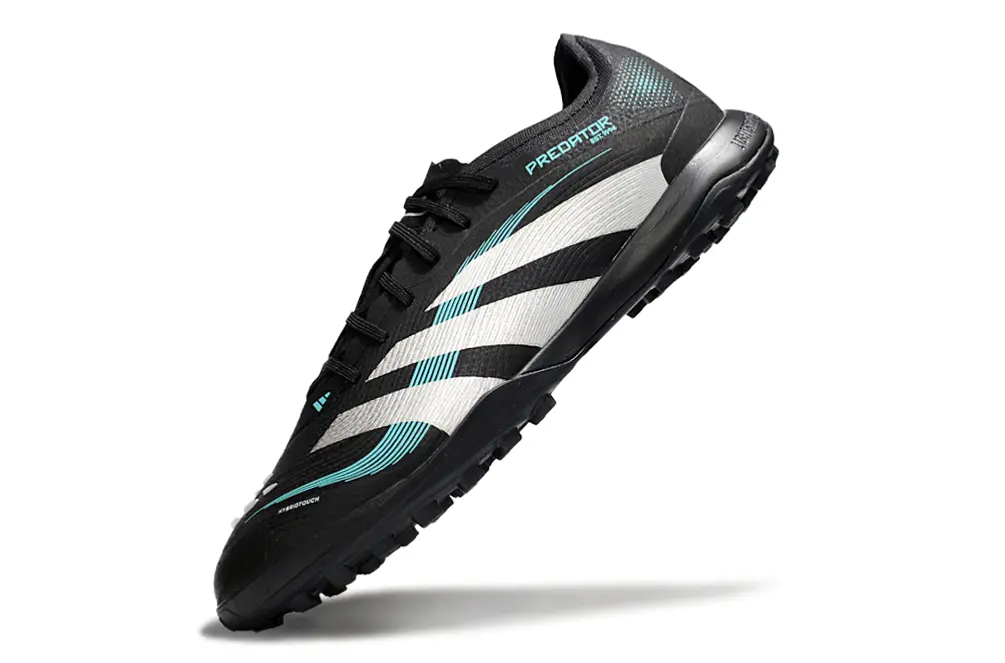 Adidas Predator 25 Elite TF - Black/Aqua Blue/White
