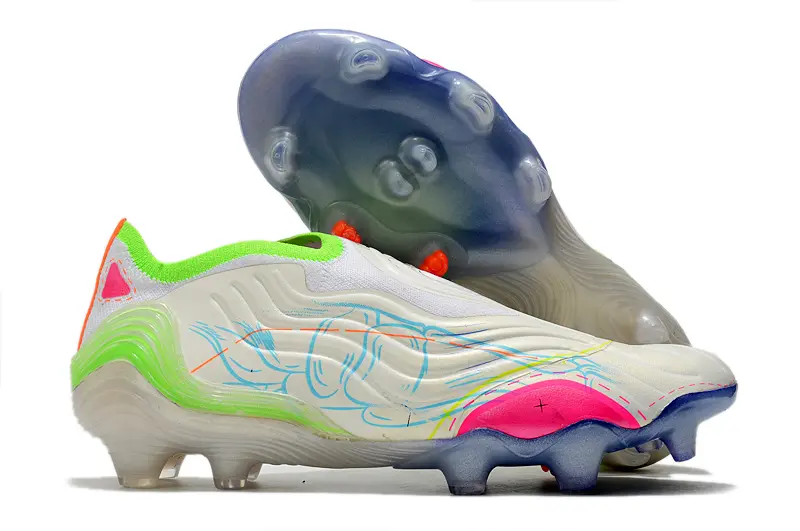 Adidas Copa Sense+ FG - White/Neon Green/Hot Pink