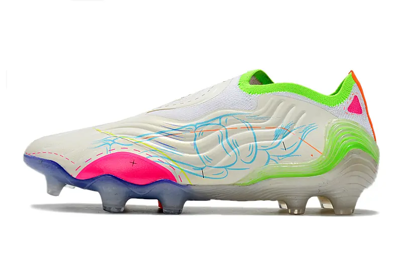 Adidas Copa Sense+ FG - White/Neon Green/Hot Pink