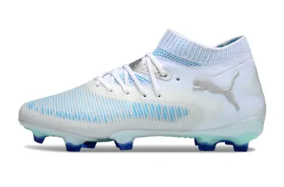 Puma Future 8 Ultimate FG - White/Sky Blue/Aqua Green