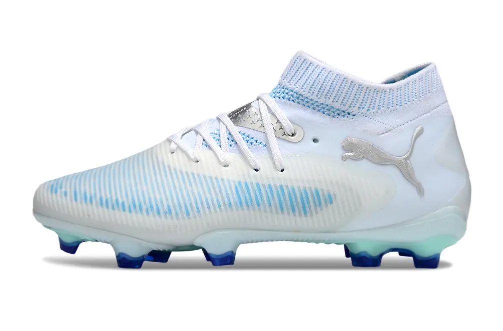 Puma Future 8 Ultimate FG - White/Sky Blue/Aqua Green