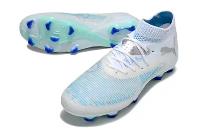 Puma Future 8 Ultimate FG - White/Sky Blue/Aqua Green