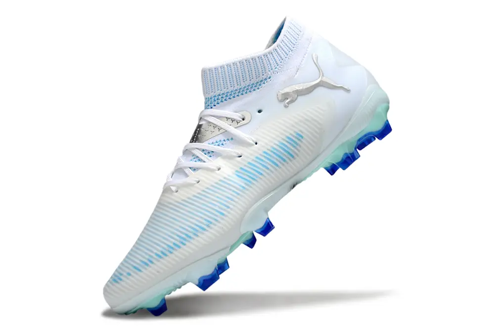 Puma Future 8 Ultimate FG - White/Sky Blue/Aqua Green