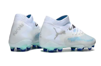 Puma Future 8 Ultimate FG - White/Sky Blue/Aqua Green