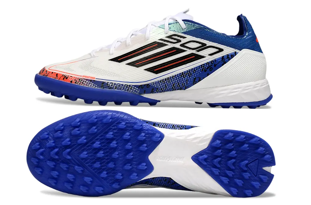 Son Heung Min x Adidas F50 Pro TF - White/Royal Blue/Neon Orange