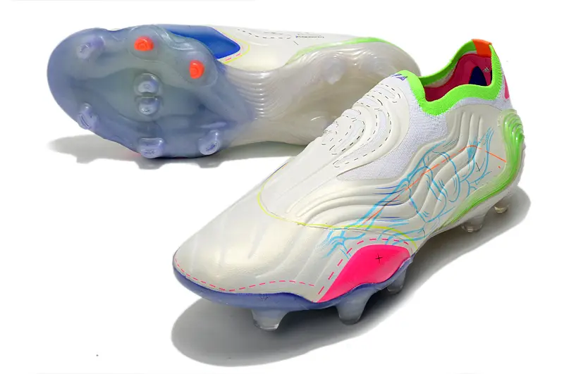 Adidas Copa Sense+ FG - White/Neon Green/Hot Pink