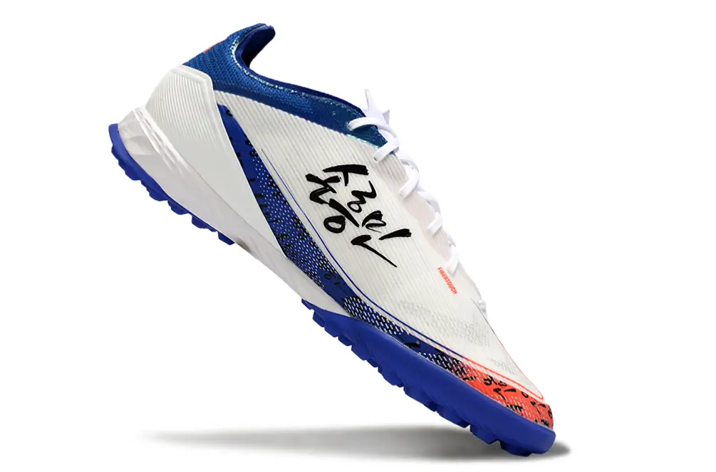 Son Heung Min x Adidas F50 Pro TF - White/Royal Blue/Neon Orange