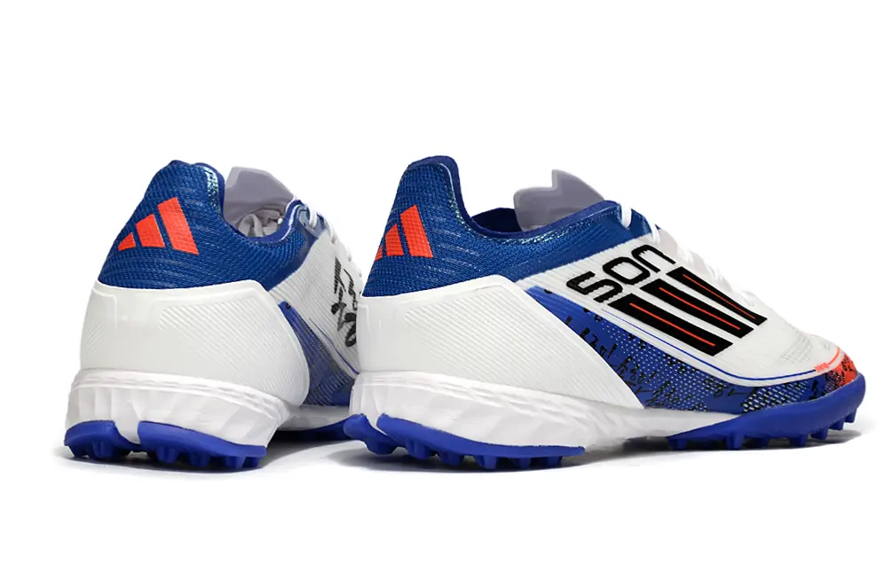 Son Heung Min x Adidas F50 Pro TF - White/Royal Blue/Neon Orange