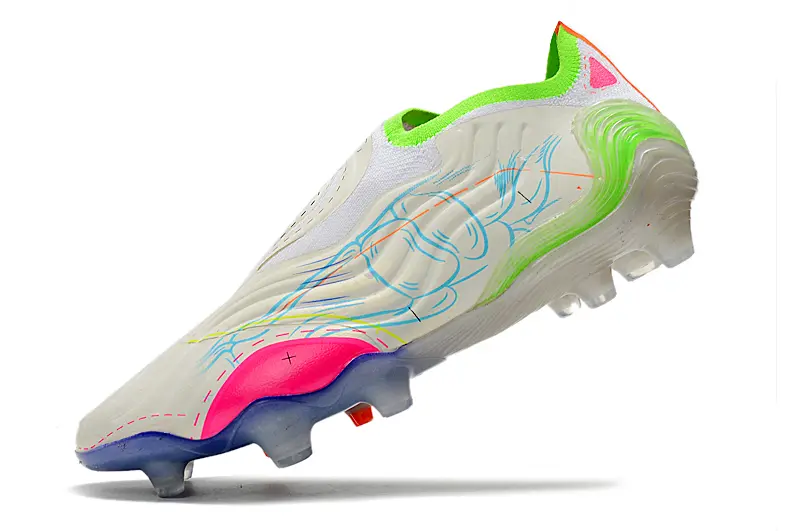Adidas Copa Sense+ FG - White/Neon Green/Hot Pink
