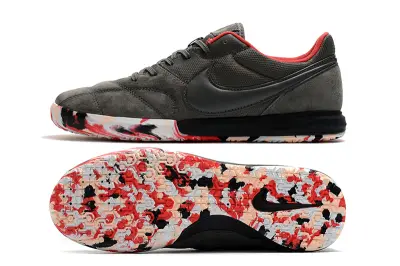 Nike Premier 2 Sala IC - Gray/Scarlet Red/Black