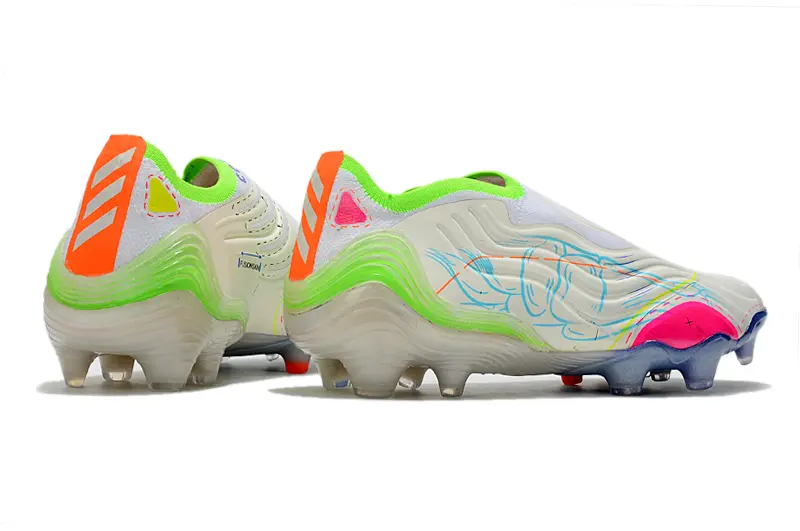 Adidas Copa Sense+ FG - White/Neon Green/Hot Pink