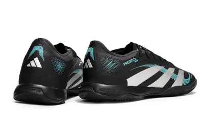 Adidas Predator 25 Elite IC - Black/Aqua Blue/White