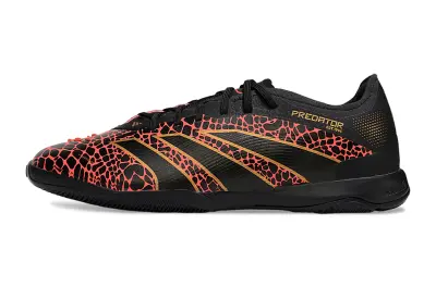 Adidas Predator 25 Elite IC - Black/Fiery Red/Gold