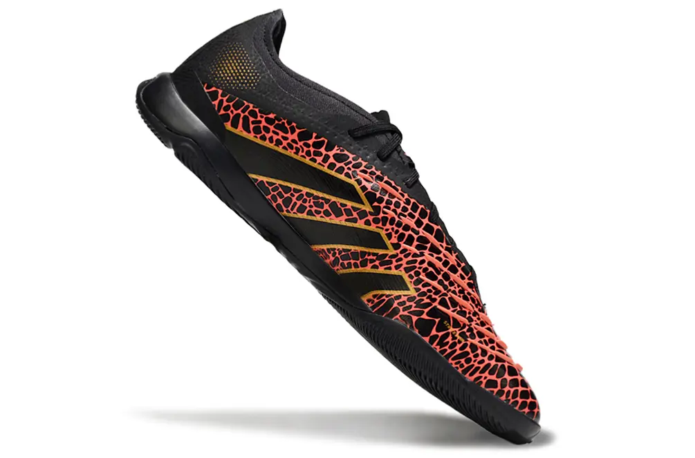 Adidas Predator 25 Elite IC - Black/Fiery Red/Gold