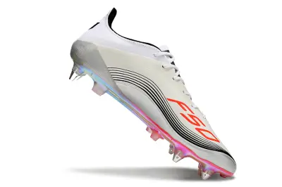 Messi x Adidas Predator 25 Elite SG - White/Vibrant Red/Shimmering Silver