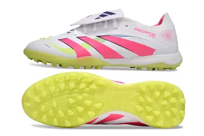 Adidas Predator Elite Foldover Tongue TF - White/Neon Pink/Lime Punch