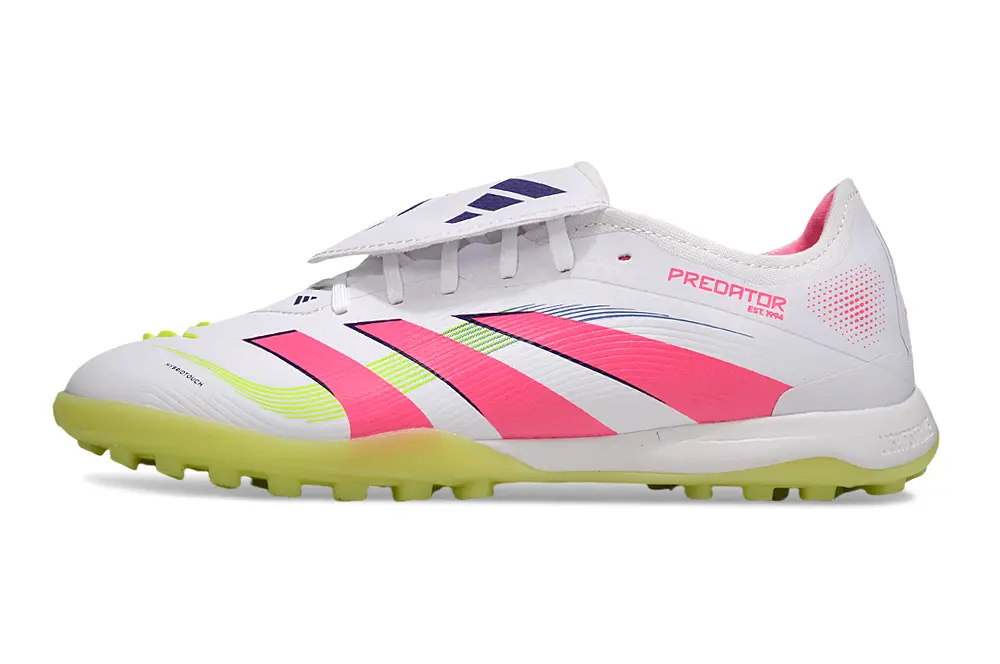 Adidas Predator Elite Foldover Tongue TF - White/Neon Pink/Lime Punch