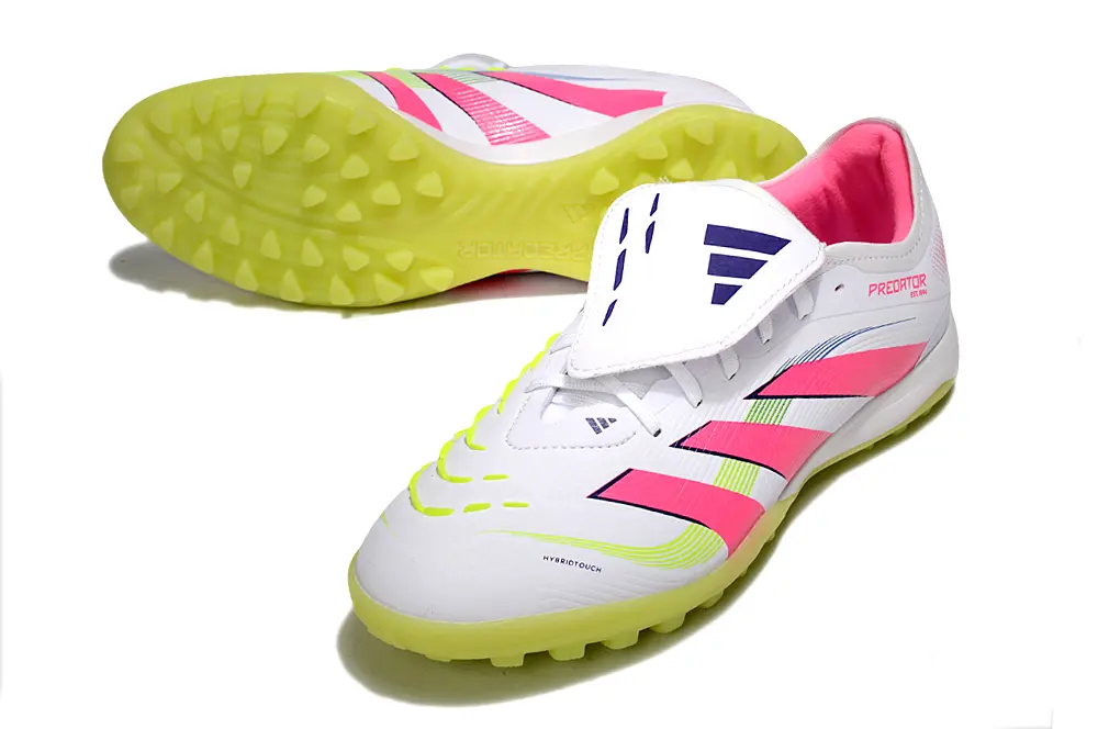 Adidas Predator Elite Foldover Tongue TF - White/Neon Pink/Lime Punch
