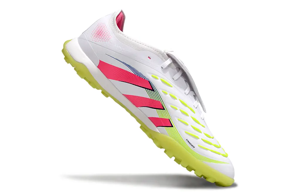 Adidas Predator Elite Foldover Tongue TF - White/Neon Pink/Lime Punch