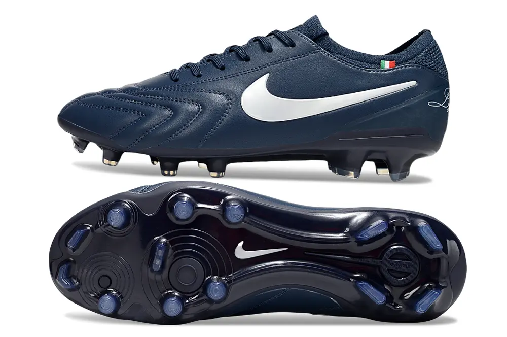 Nike Tiempo Legend 10 Elite FG - Navy/Midnight Blue/Silver White