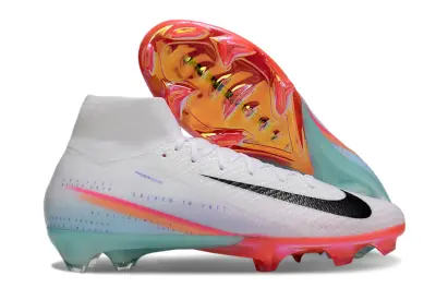 Nike Air Zoom Mercurial Superfly 10 Elite FG - White/Neon Pink/Icy Blue