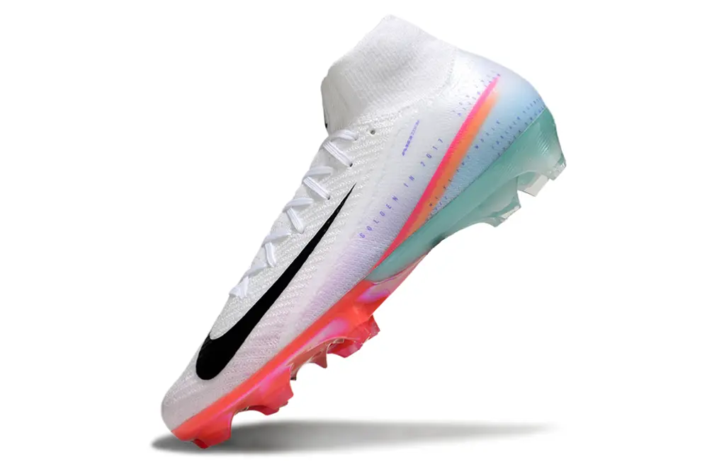 Nike Air Zoom Mercurial Superfly 10 Elite FG - White/Neon Pink/Icy Blue