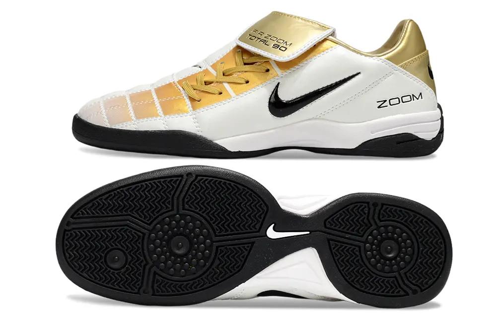 Nike Air Zoom Total 90 III IC - White/Gold Metallic/Black