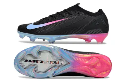 Nike Air Zoom Mercurial Vapor 16 Elite FG - Black/Iridescent Pink/Iridescent Blue