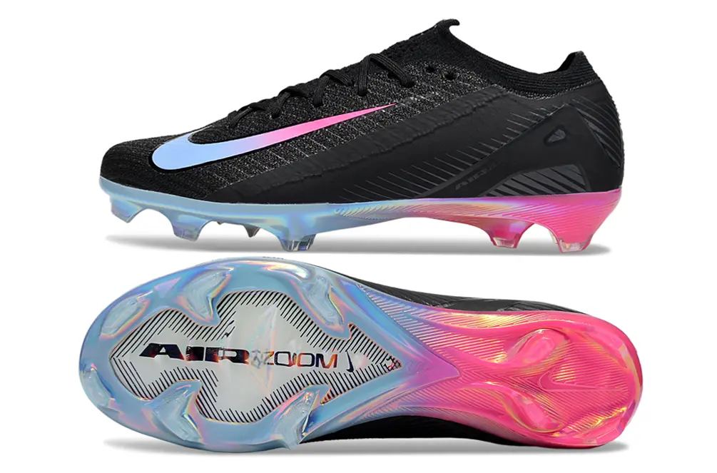 Nike Air Zoom Mercurial Vapor 16 Elite FG - Black/Iridescent Pink/Iridescent Blue