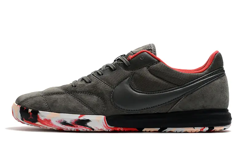 Nike Premier 2 Sala IC - Gray/Scarlet Red/Black