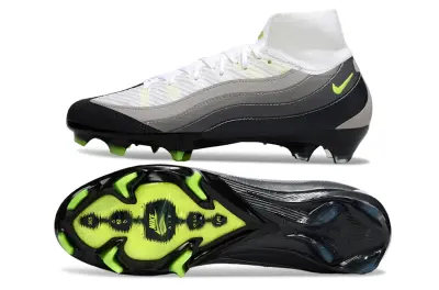 Nike Air Zoom Mercurial Superfly 10 Elite FG - Gray/Neon Green/Black