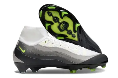 Nike Air Zoom Mercurial Superfly 10 Elite FG - Gray/Neon Green/Black