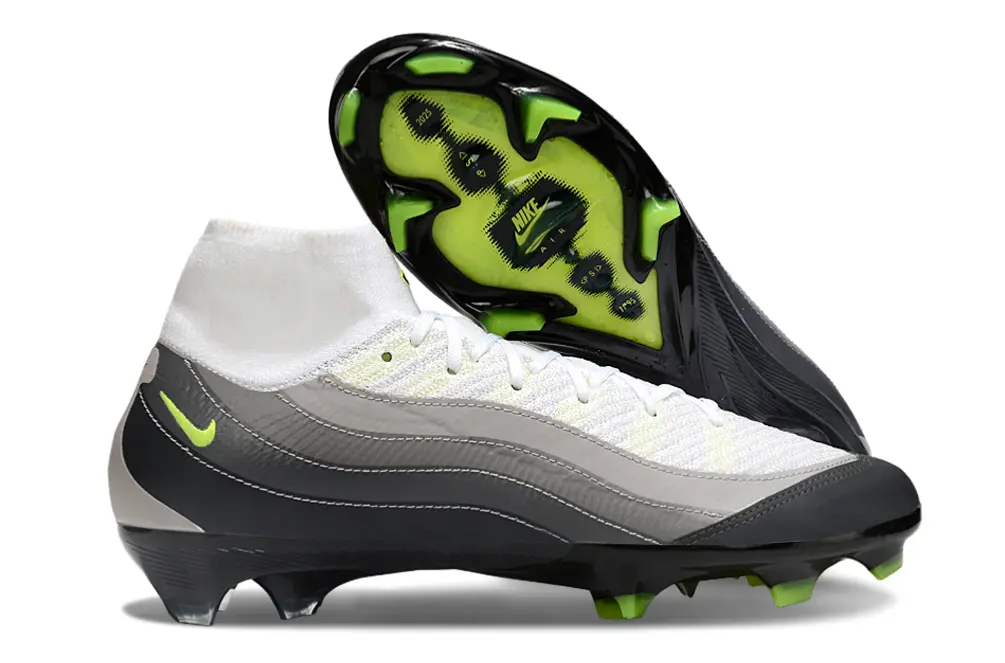 Nike Air Zoom Mercurial Superfly 10 Elite FG - Gray/Neon Green/Black