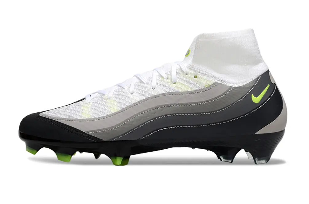 Nike Air Zoom Mercurial Superfly 10 Elite FG - Gray/Neon Green/Black