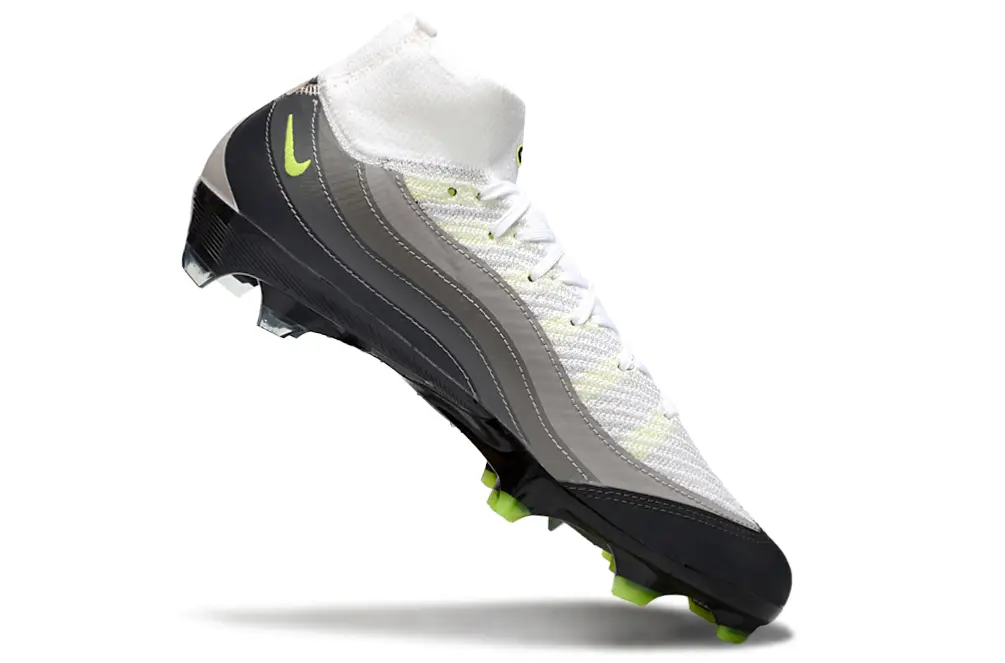 Nike Air Zoom Mercurial Superfly 10 Elite FG - Gray/Neon Green/Black