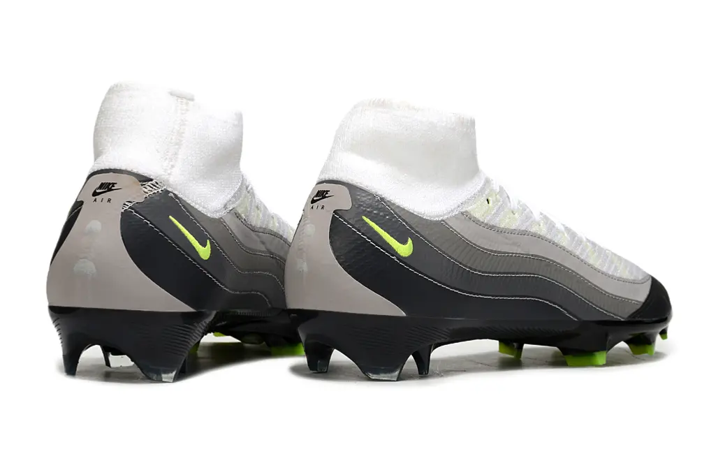 Nike Air Zoom Mercurial Superfly 10 Elite FG - Gray/Neon Green/Black