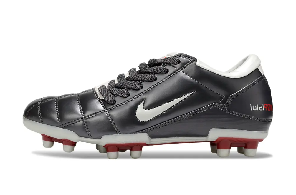Nike Air Zoom Total 90 III FG - Black/Crimson Red/Silver Grey