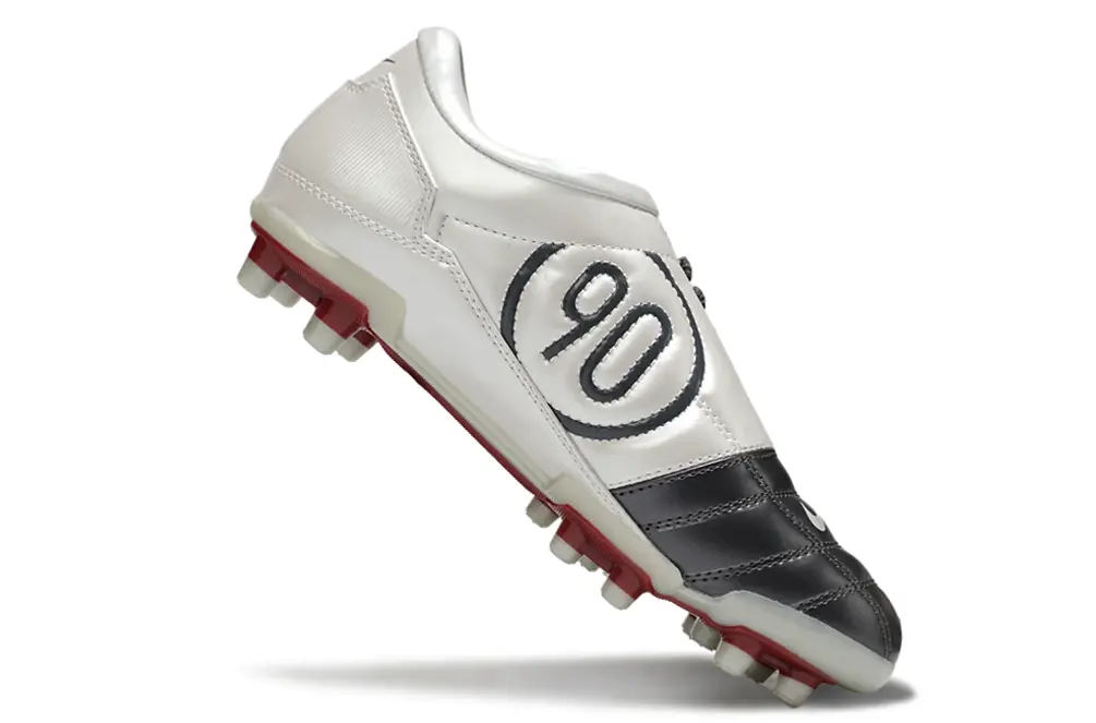 Nike Air Zoom Total 90 III FG - Black/Crimson Red/Silver Grey