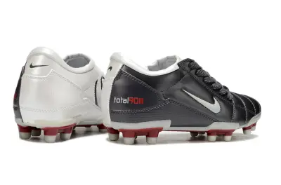 Nike Air Zoom Total 90 III FG - Black/Crimson Red/Silver Grey