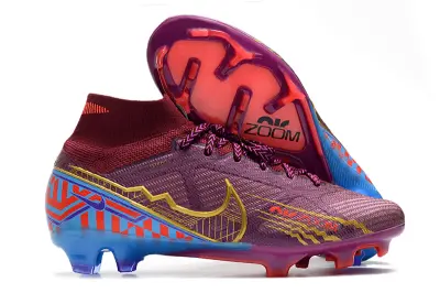 Mbappé x Nike Air Zoom Mercurial Superfly 9 Elite FG - Purple/Electric Red/Deep Blue