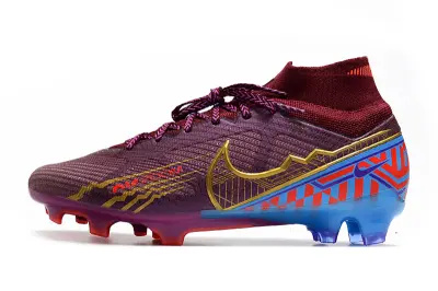 Mbappé x Nike Air Zoom Mercurial Superfly 9 Elite FG - Purple/Electric Red/Deep Blue