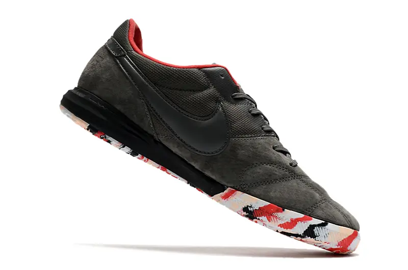 Nike Premier 2 Sala IC - Gray/Scarlet Red/Black